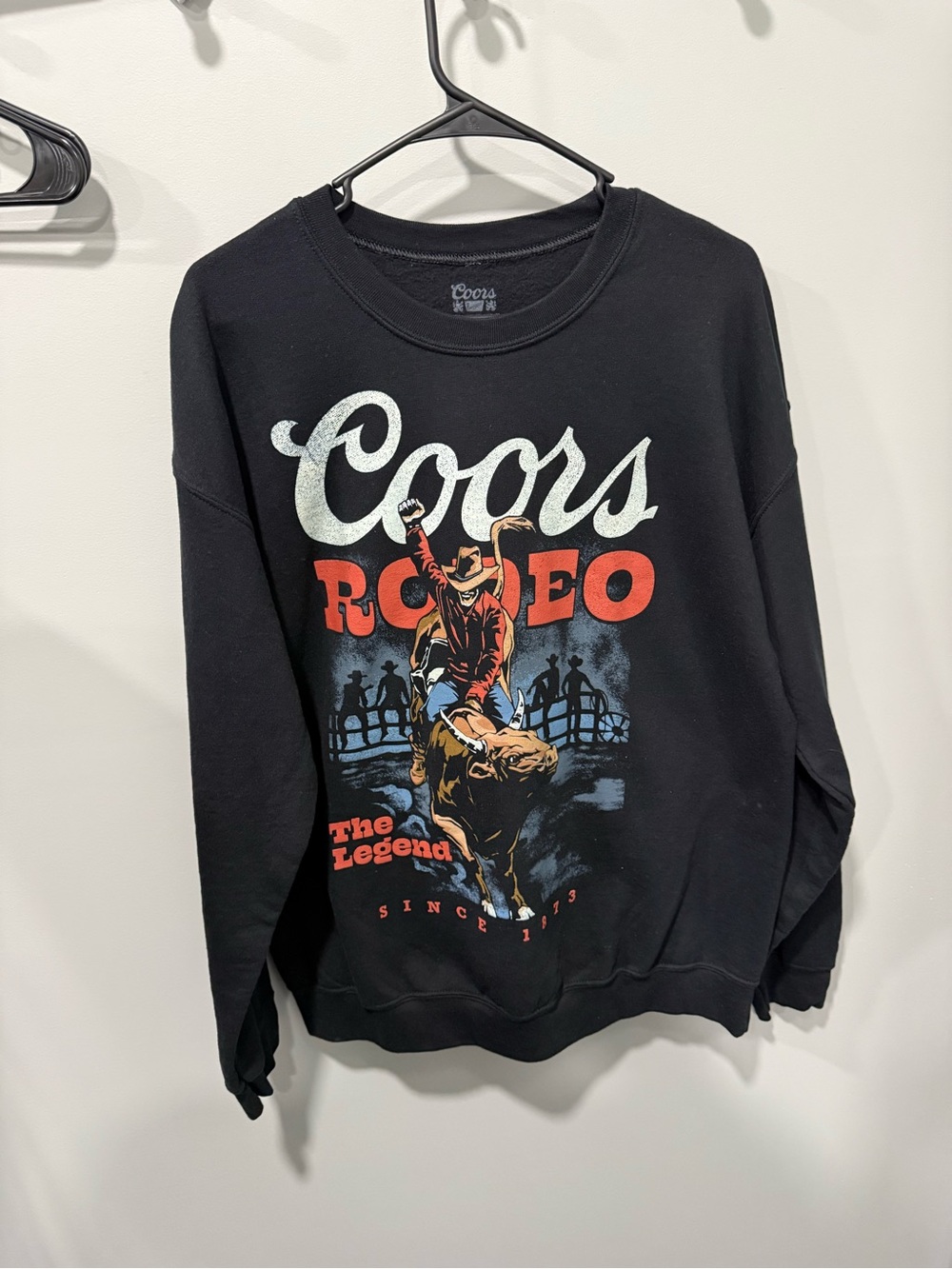 Coors rodeo crewneck size large